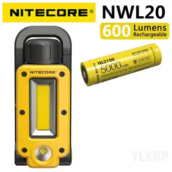 NITECORE NWL20 600 לומן כלי רב תכליתי-אור כפולה מקור אור פלט