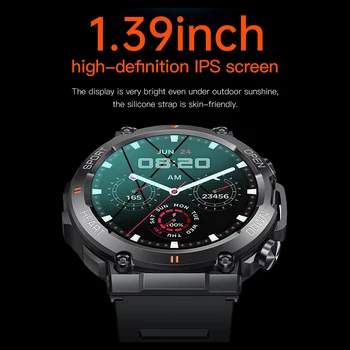 K56PRO ספורט שעון חכם IP67 עמיד למים Bluetooth תואם-5.0 לקרוא אנשים Smartwatch קצב לב צג לחץ דם