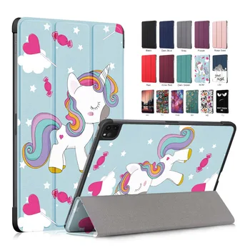 אופנה צבעוניים ציור Case עבור iPad Pro 11 2018 2022 אוויר 4 5 10.9 דקים עור Flip מקפלים Shockproof לעמוד לוח כיסוי