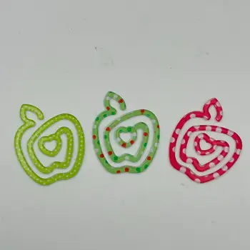 אקריליק סימניה עמיד סימניות צבעוניות פירות בצורת סימניות כיף פונקציונלי דף מחזיקי תלמידים הקוראים אוהבי החטיף