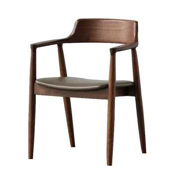 גבוהה מינימליסטי כיסאות Nordic Lounge איפור מודרני עור מבוגר Armnest כיסא משרד עיצוב Sillasn בתים רהיטים