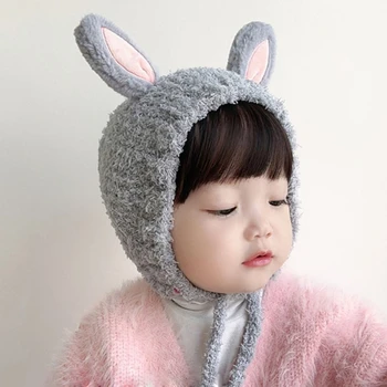 תינוק שרק נולד כובע ארנב אוזניים לתינוק כובע לתינוק ילד ילדה פעוטות כובע תינוק כובע גרב שווי משקל התינוק כובע סיעוד הכובע