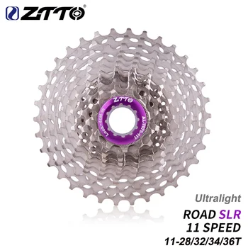 ZTTO האולטרה אופני כביש קלטת 11 מהירות SLR2 קלטת 11S 11-28T 11-36T עוצרת אותם 11-32/34T 11V K7 CNC חצץ אופניים כספית מערכת