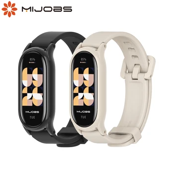 Mi Band 8 רצועת גודל קטן לנשים עמיד למים Smartwatch תחליף Xiaomi Miband 8 צמיד סיליקון לצפות קוראה