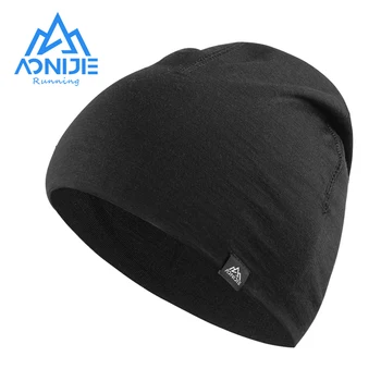 AONIJIE M38 חיצוני קל משקל ספורט צמר Knited כובע כבל לסרוג ביני כיפת גולגולת על רץ ג ' וגינג מרתון בדרכים