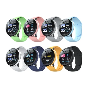 119Plus שעון חכם Bluetooth עבור IOS אנדרואיד נשים גברים כושר גשש ספורט צמיד קצב הלב, לחץ הדם הילדים Smartwatch