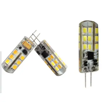 10PCS מיני G4 מנורת LED החדשה פלסטיק 12V COB LED הנורה 360 קרן זווית LED G4 אור נברשת אור