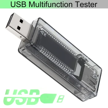 בודק סוללה עבור 4v כדי 20V מטען USB חשמל בודק קיבולת סוללה 0-99999mAh מתח הנוכחי מטר LCD תצוגה דיגיטלית