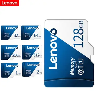 Lenovo מקורי 1TB כרטיס Ultra כרטיס זיכרון TF/SD 128GB 256GB 512GB מיני TF זיכרון, כרטיסי פלאש Class10 למצלמה/טלפון