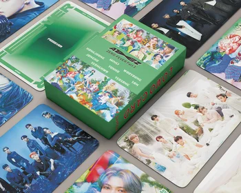 55Pcs/סט Kpop בנים קבוצת ATEEZ האלבום החדש אפס : חום חלק.3 באיכות גבוהה Lomo כרטיסי קישוט אוסף גלויה Hongjoong
