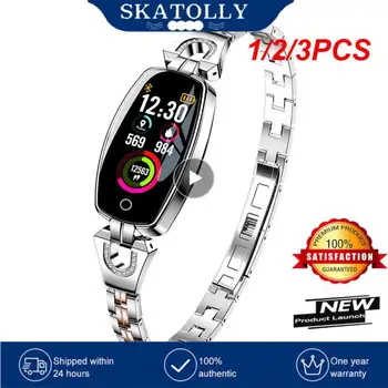 1/2/3PCS נשים Smartwatch קצב הלב, לחץ הדם בנות חכם להקת שעון כושר גשש ליידי צמיד צמיד