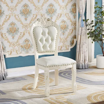 מודרני יפהפה כסאות אוכל אירופאי יוקרתי נייד מטבח הכיסא העתק מעצב Sillas De Comedor נורדי דקורטיביים