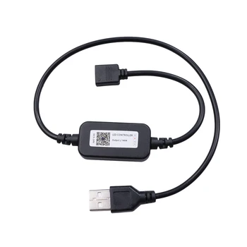 USB Bluetooth בקר RGB LED רצועת אור תמיכת בקרת יישום מוסיקה תרגום