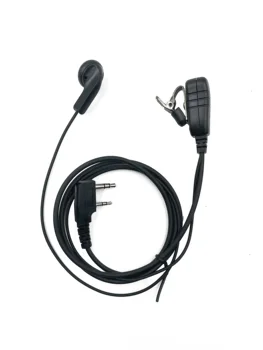 2 Pin נייד אוזניה אוזניות עבור BAOFENG UV5R על KENWOOD נגד רעש באוזן אוזניות מגן המכשיר אביזר
