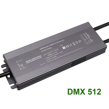 DMX512 חכמה LED אספקת חשמל Dimmable שנאי 100W 120W 200W-150W 300W RGB RGBW רצועת תאורה
