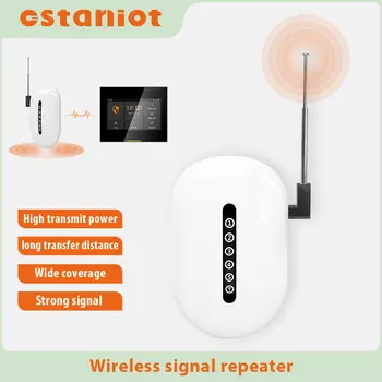 WiFi מהדר אות אלחוטי Extender 433MHz ארוך טווח Booster מחסום-בחינם דרך קירות הבית אזעקה מערכת אבטחה