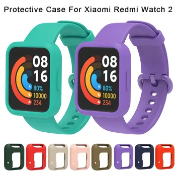 לצפות מגן Case כיסוי עבור Xiaomi Redmi לצפות Smartwatch 2 סיליקון חסין זעזועים רך מגן מסך פגז Redmi Horloge2