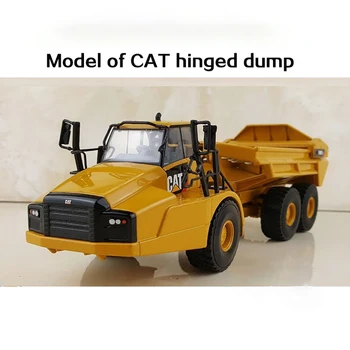 1:50 בקנה מידה חתול 740BEJ משאית ציר לזרוק מכונות בנייה מודל הנדסת תחבורה רכב מתכת למות הליהוק רכב