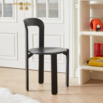 עיצוב העץ כסאות אוכל צואה משענת הביתה פשוט השינה כסאות אוכל הישיבות איטלקי Muebles Hogar רהיטים QF50DC