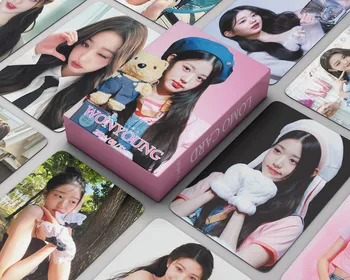 55Pcs/סט Kpop IVE האלבום החדש Lomo כרטיסי הדפסה באיכות גבוהה Photocard גלויה אופנה Kawaii איידול Wonyoung אוהדים אוסף מתנה