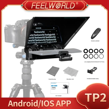 Feelworld TP2 מיני נייד הצג טלפון DSLR הקלטה, שידור חי הנייד צילום וידאו עם שליטה מרחוק