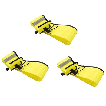 3 יח '1 מ' צלילה מתנפחים SMB השטח אות סמן המצוף ראות לצוף אות צינור נקניק,צהוב