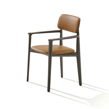 מטבח מודרני נורדי כסאות אוכל הזרוע מעצב כסא ארגונומי למשרד כסאות אוכל עץ אירועים Sillas רהיטים YR50DR