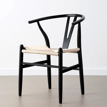 משענת עיצוב סלון כסאות מודרניים יוקרה יחיד חדר שינה פינת אוכל כיסא פשוט Silla Comedor ריהוט הבית LJ50DC