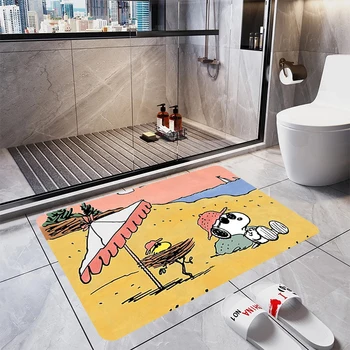 מטבח סופג שטיח שטיחים S-Snoopies מחצלות slip שטיח רצפה לאמבטיה, שטיחים לכניסה לדלת מרפסת בחדר שטיח תפילה השינה רגל