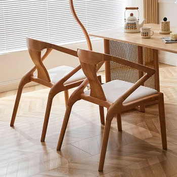 הסלון נורדי כסאות אוכל מקוריות משענת יוקרה מודרנית כסאות אוכל מרפסת פשוט Sillas ריהוט למטבח QF
