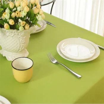 טהור ורענן ירוק שולחן מרובע שולחן בד מכווץ ועכשווי תה לשולחן משטח השולחן העגול cloth_AN2753