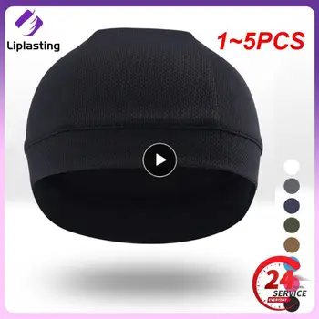 1~5PCS כובעי שחיה אלסטי עמיד למים PU בד להגן על האוזניים שיער ארוך ספורט לשחות בריכה כובע גודל חינם עבור גברים & נשים מבוגרים