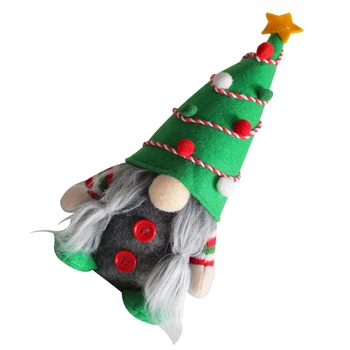 גמדי חג המולד בפלאש עיצוב עומד עץ בצורת כובע שוודית גמדים מסיבה טובה אספקת אביזרים