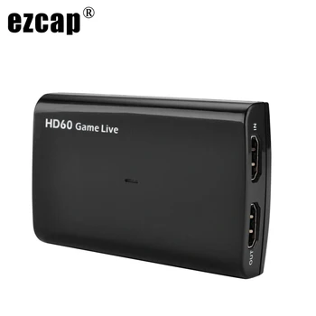 Ezcap266 1080P 60fps עם לולאה HDMI ל USB 3.0 צילום וידאו כרטיס מחשב PC משחק טלפון מצלמה בשידור חי צלחת מקליט