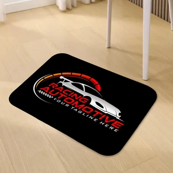מכונית מירוץ דפוס שטיח בסלון שטיח כניסה רצפת חדר האמבטיה שטיח הדלת השטיח קישוט הבית 044