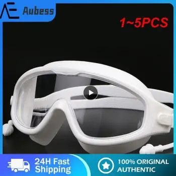 1~5PCS שחייה קוצר ראיה משקפיים מרשם שחייה מסכת אנטי ערפל Opitical Transparant שחייה Google