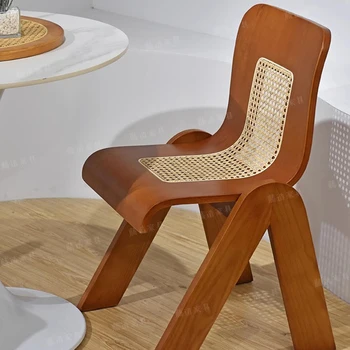 מודרני מינימליסטי כסאות אוכל חדר שינה עץ מטבח מעצב גיימר הכיסא טרקלין סוויטה ברור Silla Comedor מרפסת ריהוט