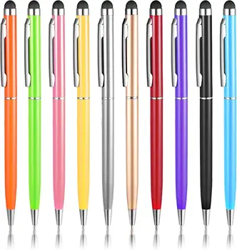 10Pcs Stylus לגעת עטים, כלי כתיבה ציוד עט כדורי משק הבית.