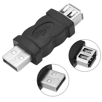 חדש Firewire IEEE 1394 6 פינים נקבה ל-USB 2.0 Type זכר מתאם מתאם מצלמות נגן MP3 טלפונים ניידים מחשבי כף יד שחורה Dropship