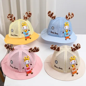 קוריאה חמודה קריקטורה תינוק דלי כובע הילד מספר סגנונות חוף כובע המצחייה דייג כובע לנשימה מלאה בד בוי אופנה ילדה
