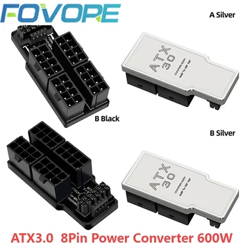ATX3.0 כוח מתאם מחבר 4X 8Pin נקבה זכר 12VHPWR 12+4P 600W 180° זווית על RTX4090/RTX4080 16GB/12GB כרטיס גרפי