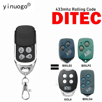 DITEC דלת המוסך שליטה מרחוק DITEC GOL4 BIXLG4 BIXLP2 BIXLS2 השער שלט רחוק 433.92 MHz רולינג קוד דלת המוסך פותחן