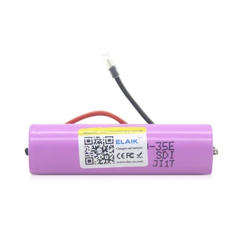 6PCS 3,7 3500 v mah bateria דה lítio recarregável bateria דה גרנדה capacidade armazen amento de energia da bateria 35e-wire