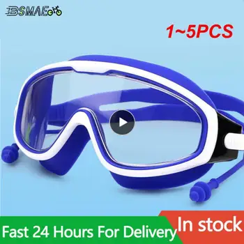 1~5PCS שחייה קוצר ראיה משקפיים מרשם שחייה מסכת אנטי ערפל Opitical Transparant שחייה Google