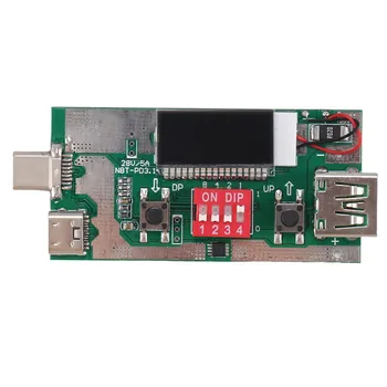 סוג C-USB הבוחן הנוכחי מתח מד Multi-פונקציה PD3.1 טעינה מהירה פרוטוקול הבוחן מד הזרם בצג דיגיטלי