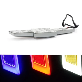 עבור שברולט גריל אור שברולט לוגו אור 5D LED סמל מטען מדבקה Cruze שברולט Captiva Aveo מליבו 17X5.5cm