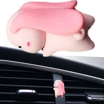 לוח המחוונים במכונית קישוטים בעלי חיים קריקטורה חמודה בובות קישוט רכב הפנים לוח המחוונים עיצוב חמוד קישוט רכב אביזרים רכב