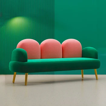 הסלון טאטאמי ספה מעצב בד ישר ירוק האולטרה הספה אירועים האירופי Muebles Para El Hogar קישוט הבית
